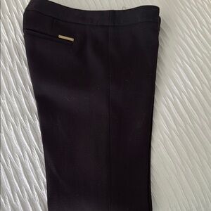 Elegant Black Dress Pants, ankle with zip